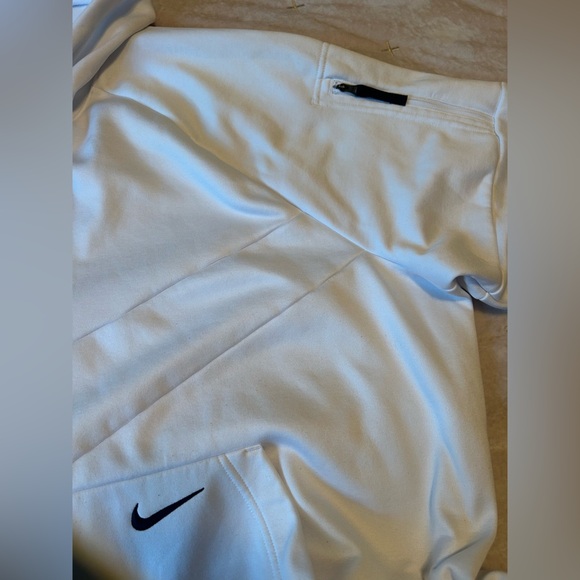 Nike Therma-Fit Pullover Fitness White Hoodie Mens Sz XXL Athleisure Gym Workout - Picture 9 of 11